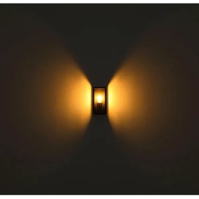 Globo 31982S - Applique da esterno LOGANA 1xE27/60W/230V IP44 nero