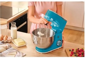 Sencor - Robot da cucina con ciotola in acciaio inox 1300W/230V turchese