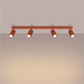 Brilagi - Faretto CRESTO 4xGU10/10W/230V rosso