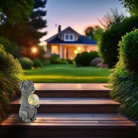 Globo - Decorazione solare LED/0,02W/3V IP44 cane