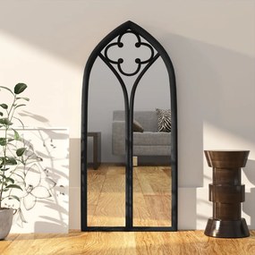 Specchio Nero 100x45 Cm Ferro Per Uso Interno /
