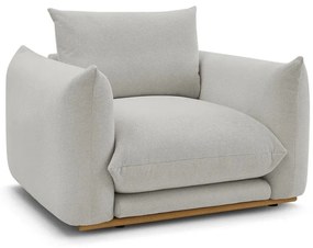 Poltrona in grigio chiaro Ernest – Bobochic Paris