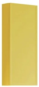 Pensile bagno Pixel laccato opaco giallo sole, 1 anta apertura da sinistra P 17 x L 30 x H 80 cm