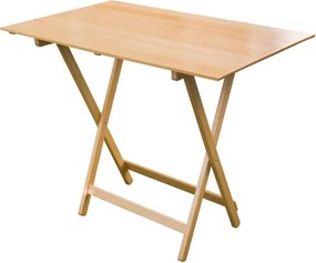 Tavolo pieghevole richiudibile in legno di faggio Naturale 60X77