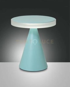 Neutra da tavolo verde h.27cm a led 3000k - 12w - 1260 lm dimmerabile