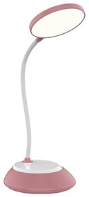 LED Lampada da tavolo ricaricabile dimmerabile VISUA LED/5W/5V 3000-5000K rosa