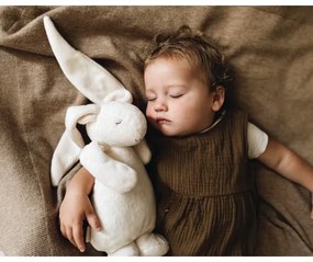 Moonie - Compagno di coccole con melodia e luce coniglietto 2.0 organic sabbia