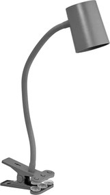 Osram - Lampada da scrivania con clip DESK LINE 1xGU10/9W/230V grigia