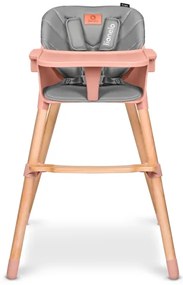 Lionelo - Seggiolone 2 in 1 KOEN Rosa