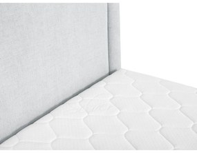 Letto boxspring grigio chiaro con contenitore 160x200 cm Eclipse - Cosmopolitan Design
