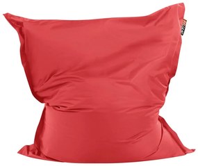 Poltrona sacco impermeabile nylon rosso 140 x 180 cm FUZZY Beliani