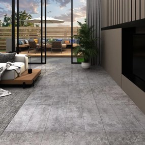 Listoni Autoadesivi İn Pvc 5,21 M² 2 Mm Grigio Cemento /