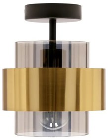 Lampadario a plafone SPIEGA 1xE27/60W/230V oro/nero