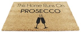 Zerbino in cocco 40x60 cm This Home Runs On Prosecco - Artsy Doormats