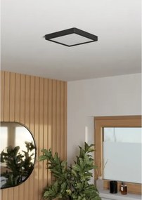 Eglo 901329 - Plafoniera LED da bagno FUEVA LED/10,5W/230V 22x22cm IP44 nero