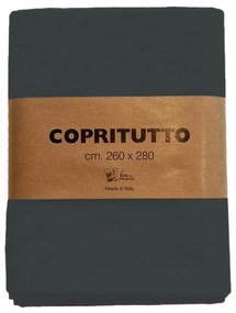 Coperta in Cotone Piazza grigio / argento, 260x 280 cm