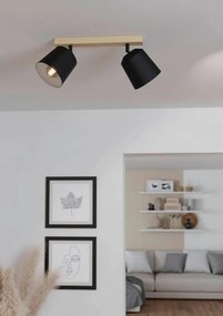 Faretto decorativo senza fonte luminosa COTORRO in acciaio E27 25W EGLO 2 luci