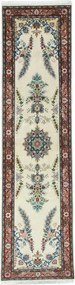 Tabriz Tappeto 80x290 Beige (Iran) Annodato A Mano