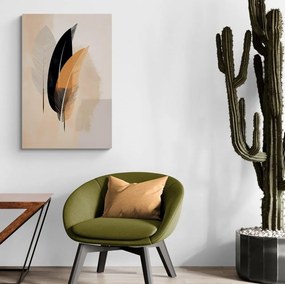 Quadro su tela – Forme astratte piume