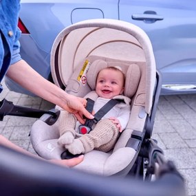 Lionelo - Seggiolino auto MOXIE i-Size 40-87 cm Beige Sand