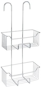 WENKO 24758100 - Mensola doccia MILO 25x55 cm argento/trasparente