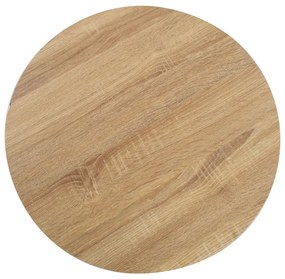 Tavolo da bistrot marrone chiaro 80 cm in mdf