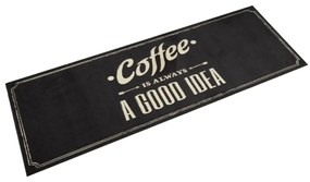 Tappeto Da Cucina Lavabile Testo Caffè 60x180 Cm İn Velluto /