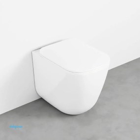 Ceramica Cielo "Era" Wc Da Terra Bianco Lucido Senza Brida