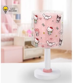 Dalber 41251 - Lampada notturna LED per bambini HELLO KITTY&FRIENDS 1xG4/4W/230V rosa
