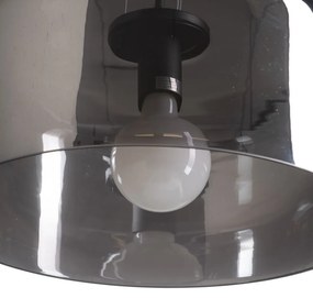 Lampadario Cristallo Grigio 40 x 40 x 120 cm