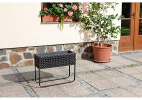 Vaso da giardino nero Magnolia - Bonami Essentials