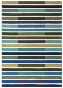 Tappeto in lana verde 160x230 cm Piano - Flair Rugs