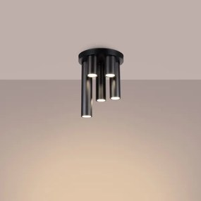 Sollux SL.1467 - Faretto LAGOS 5xGU10/10W/230V nero