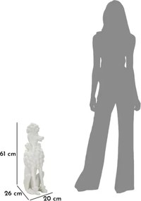 Barboncino White Cm 20X26X61