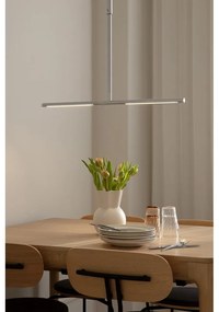 Lampadario LED argentato in metallo con paralume in metallo Omni Ceiling – UMAGE