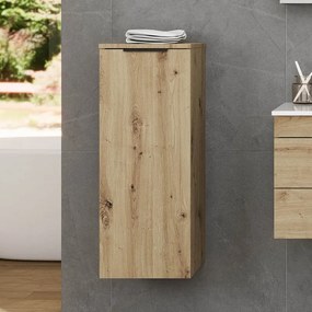 Pensile bagno sospeso 85 cm in rovere naturale | LAC-EFESTO-80 - KAMALU