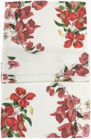 Runner da tavolo in lino Climbing Flowers