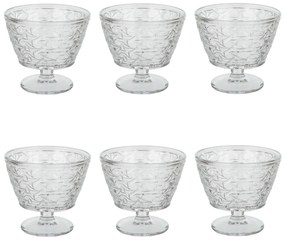 Set 6 coppette gelato in vetro 355 ml Tahiti