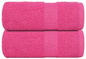 Asciugamani Per Sapone 2 Pz Rosa 30x30 Cm 360 G/m² 100% Cotone /