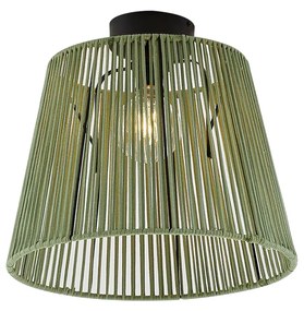 Plafoniera da esterno con corda verde IP54 - Jayla