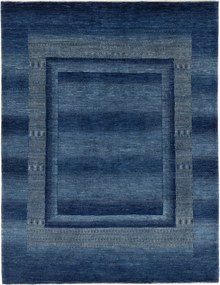 Loribaft Tappeto persiano 150 x 200 Blu (Iran) Annodato A Mano