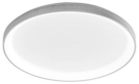 Plafoniera Moderna Krizia Alluminio Satinato Bianco 1 Modulo Led 50 W 3000 K