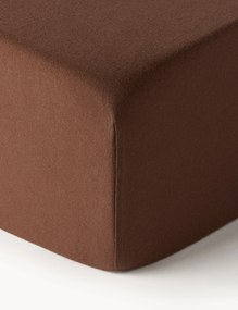 Lenzuolo con angoli boxspring in flanella Biba