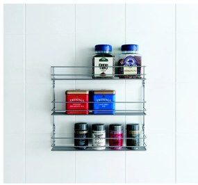 Organizer per spezie da parete in acciaio – Metaltex