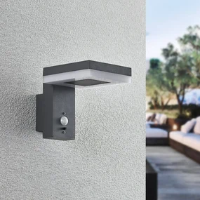 Lindby Laira applique LED solare esterni, 15,5 cm