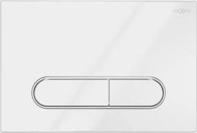 Mexen Fenix 11 pulsante di scarico, bianco lucido - 601100