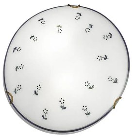 Kolarz 731.11.4.17 - Plafoniera NONNA 1xE27/60W/230V diametro 30 cm blu