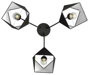 Lampadario ADAMANT 3xE27/15W/230V nero