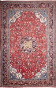 Sarouk Tappeto 330x210 Blu (Iran) Annodato A Mano