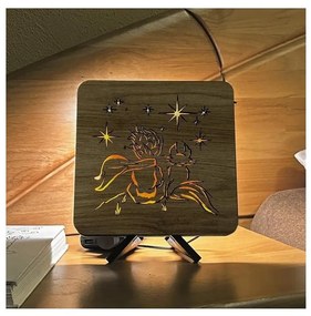 Li-Go 5788/DUB2 - Lampada decorativa da tavolo LED/12W/230V 19x19 cm rovere/Il Piccolo Principe